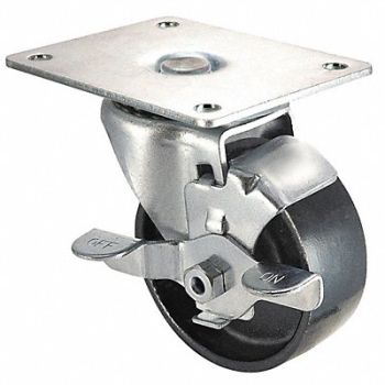 GRAINGER APPROVED Standard Plate Caster Swivel 450 lb., 1UKX5