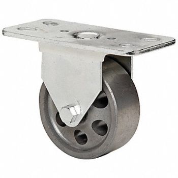 GRAINGER APPROVED Standard Plate Caster Rigid 250 lb., 1UKX9