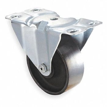GRAINGER APPROVED Standard Plate Caster Rigid 450 lb., 1UKY1