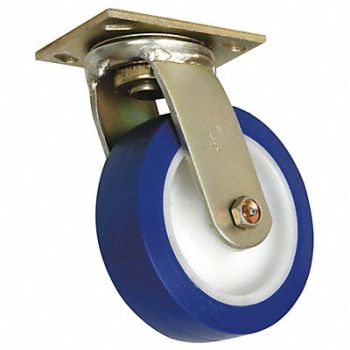 GRAINGER APPROVED NSF-Listed Plate Caster Swivel 900 lb., 1ULF2