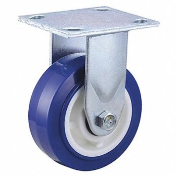 GRAINGER APPROVED NSF-Listed Plate Caster Rigid 900 lb., 1ULF8