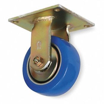 GRAINGER APPROVED NSF-Listed Plate Caster Rigid 1050 lb., 1ULG4