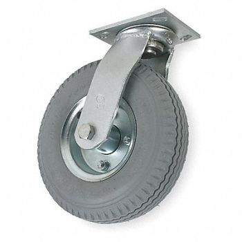 GRAINGER APPROVED Plate Cstr w/ Pneumatic Whls Swvl 350lb, 1ULH7