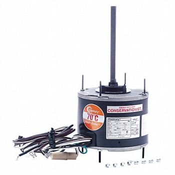 CENTURY Condenser Fan Motor 1/6 HP 825 rpm 60 Hz, 1UME8