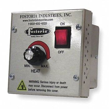 FOSTORIA Wall Variable Heat Cntrl Knob Off Switch, 1UMN2