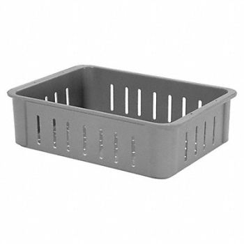 MOLDED FIBERGLASS Straight Wall Ctr Gray Vented FRC, 1UVP4