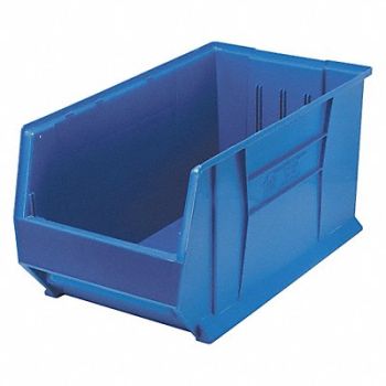QUANTUM STORAGE SYSTEMS E4547 Bin Blue Polypropylene 15 in, 1UVR3