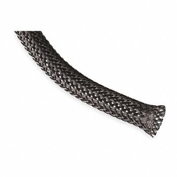 TECHFLEX Sleeving 4 In Heavy Wall Black 50 Ft, 2RLR5