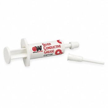 CHEMTRONICS Silver Conductive Grease Temp -70 to 485, 1UYE2