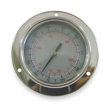 DWYER K3148 Bimetal Therm 2-1/2 In Dial -40to160F, 1UZE1