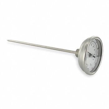 DWYER Bimetal Thermom 3 In Dial 0 to 200F, 1UZV3