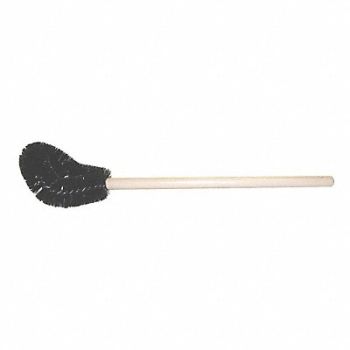TOUGH GUY Toilet Brush 20 1/2 in L Black, 1VAE9