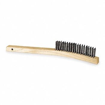 TOUGH GUY Scratch Brush 6 1/4 in Brush L, 1VAG6