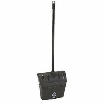 TOUGH GUY Long Handled Dust Pan Black, 1VAJ5