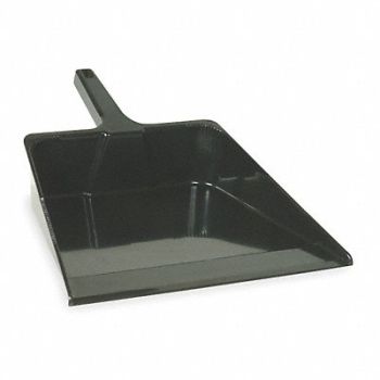 TOUGH GUY Handheld Dust Pan Black, 1VAK1