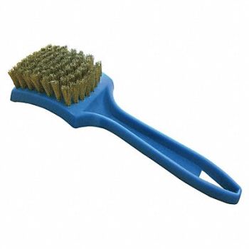 TOUGH GUY Tire Brush 8-3/8 L Beige, 1VAK5