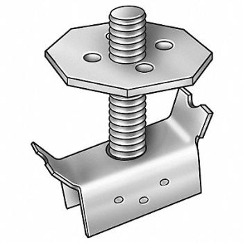 GRAINGER APPROVED Grating Clip Mount 1-2 Bar H PK20, 1VCB1