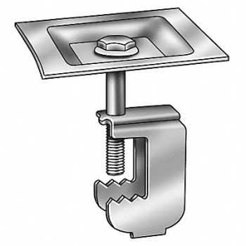 GRAINGER APPROVED Grating Clip Square 2 Bar H PK25, 1VCD4