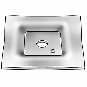 GRAINGER APPROVED Grating Clip Top 1-2 Bar H PK100, 1VCE5
