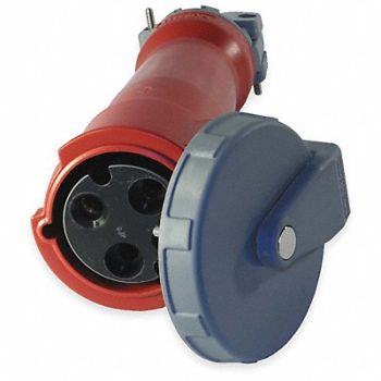 HUBBELL IEC Pin and Sleeve Connector 100A 480V, 1VCJ5