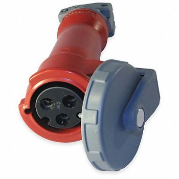 HUBBELL IEC Pin and Sleeve Connector 30A 480V, 1VCK7