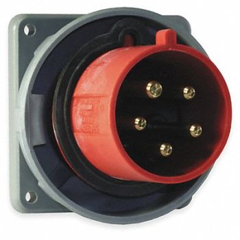 HUBBELL IEC Pin and Sleeve Inlet 30A 277/480V, 1VCR6