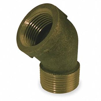 GRAINGER APPROVED 45 Street Elbow Red Brass 1 in NPT, 1VEY4