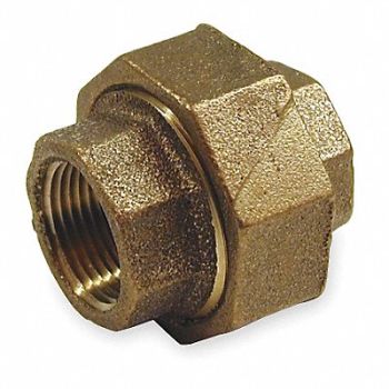 GRAINGER APPROVED Union Red Brass 3 in FNPT Class 125, 1VFL8