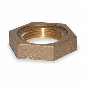 GRAINGER APPROVED Locknut Red Brass 1/2 FNPT Class 125, 1VFN9