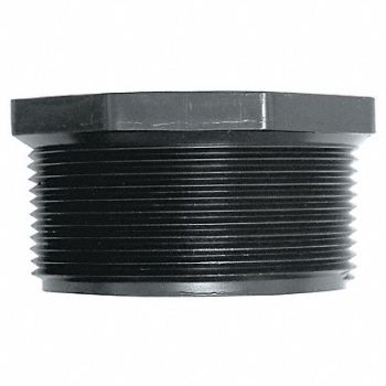 GRAINGER APPROVED Hex Head Plug 4 in Schedule 80 MNPT, 1VFP7