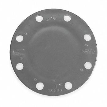 GRAINGER APPROVED Blind Flange 4 in Socket Schedule 80, 1VFR4