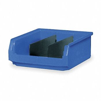 QUANTUM STORAGE SYSTEMS F0817 Bin Blue Polyethylene 5 7/8 in, 1VH41