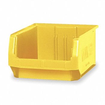 QUANTUM STORAGE SYSTEMS F8681 Bin Yellow Polyethylene 7 7/8 in, 1VH48