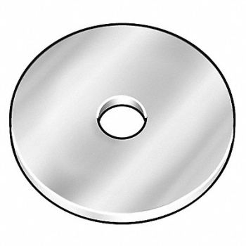 GRAINGER APPROVED ThkFndWsh 18-8 SS 3/8 in 2x0.125in 1PK, 1JUY8