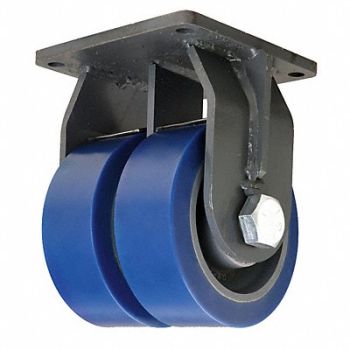 HAMILTON Standard Plate Caster Rigid 990 lb., 1VHK6