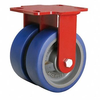 HAMILTON Standard Plate Caster Rigid 1920 lb., 1VHR8