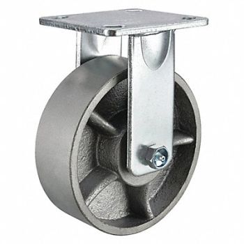 GRAINGER APPROVED Kingpinless Plate Caster Rigid 5400 lb., 1VJG5