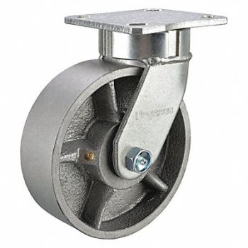 GRAINGER APPROVED Kingpinless Plate Caster Swivel 5400 lb., 1VJG6
