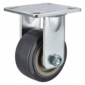 GRAINGER APPROVED Standard Plate Caster Rigid 600 lb., 1VJB4