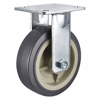 GRAINGER APPROVED Standard Plate Caster Rigid 900 lb., 1VJB8