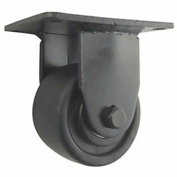 GRAINGER APPROVED Standard Plate Caster Rigid 500 lb., 1VJD4