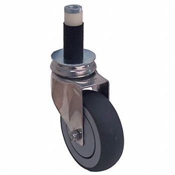 GRAINGER APPROVED Threaded Stem Caster for Shopping Carts, 1VJL9