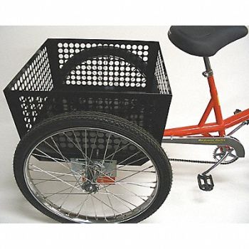 WORKSMAN Perforated Steel Basket 23 x 23 x 12 In., 1VJW8