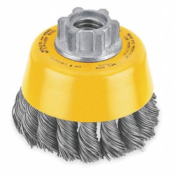 DEWALT Knot Wire Cup Brush Arbor 0.02, 592U79