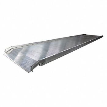 GRAINGER APPROVED Walk Ramp Apron End 1000lb 40 In x 16 ft, 1VKD8