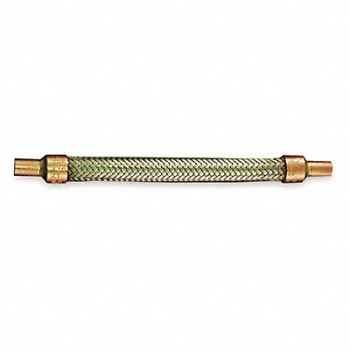 VIRGINIA KMP Vibration Absorber L 8 1/4 In SS Braid, 1VNH9