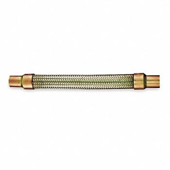 VIRGINIA KMP Vibration Absorber L 17 In SS Braid, 1VNJ6
