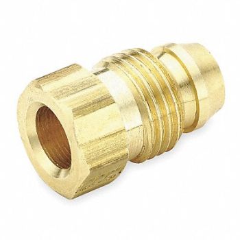 PARKER Nut/Brass Sleeve Brass Comp 3/8In PK10, 1VPH8