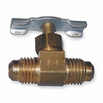 EATON WEATHERHEAD Needle Valve Straight Brass 1/4 In., 1VPW4