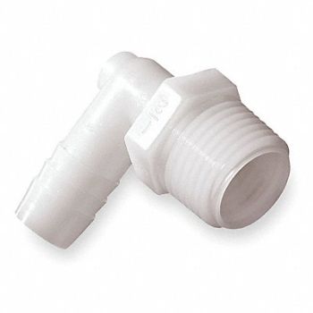 ELDON JAMES Elbow 90 Deg Male 1/8 x 1/4In PP PK10, 1ZKP5